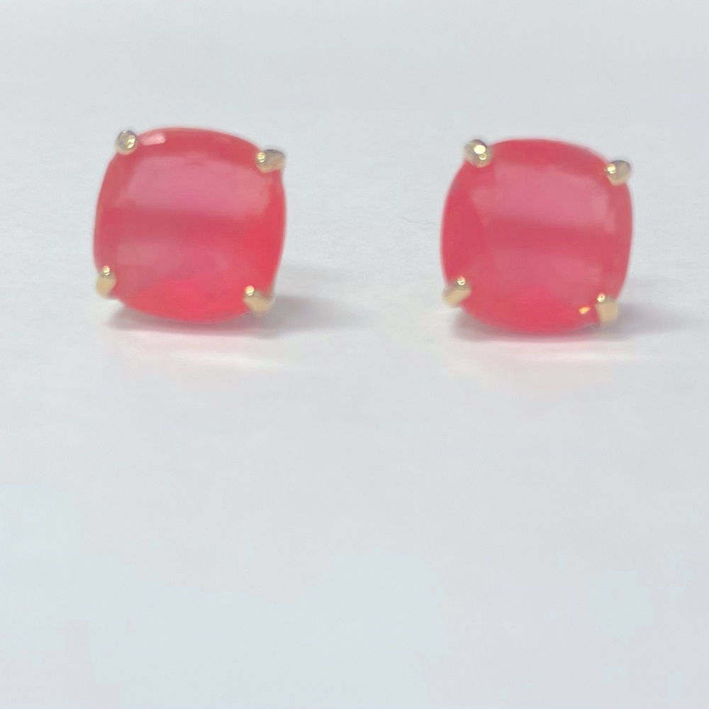 Kate Spade hot pink stud earrings